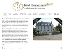 Tablet Screenshot of frenchcharacterhomes.com